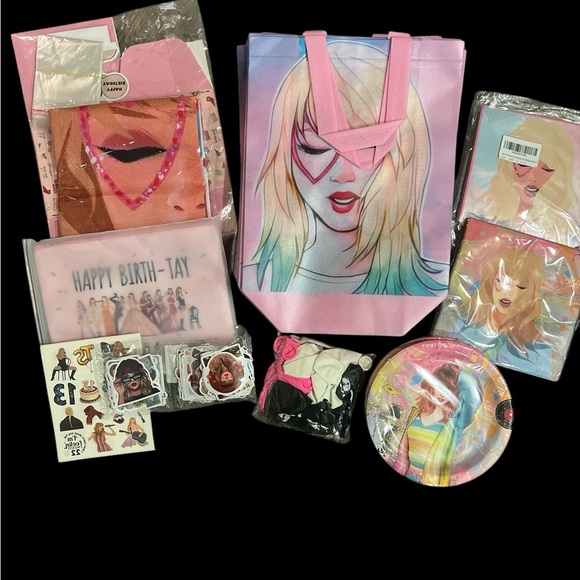 Taylor Swift Eras Birthday Party Bag Balloon Banner Bundle Gift - Picture 2 of 10